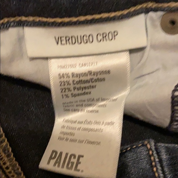 Paige Verdugo Crop Jean Silas Wash - Picture 4 of 8